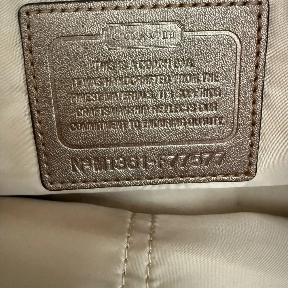 Coach Signature Nylon Baby Diaper Bag